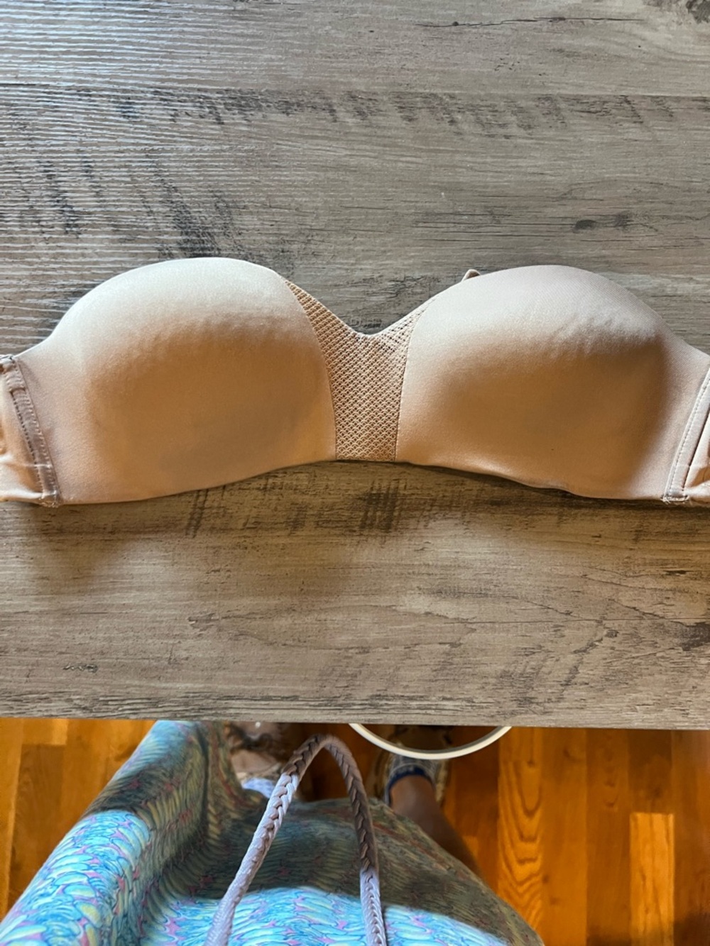 Maidenform Strapless Bandeau in Nude Beige